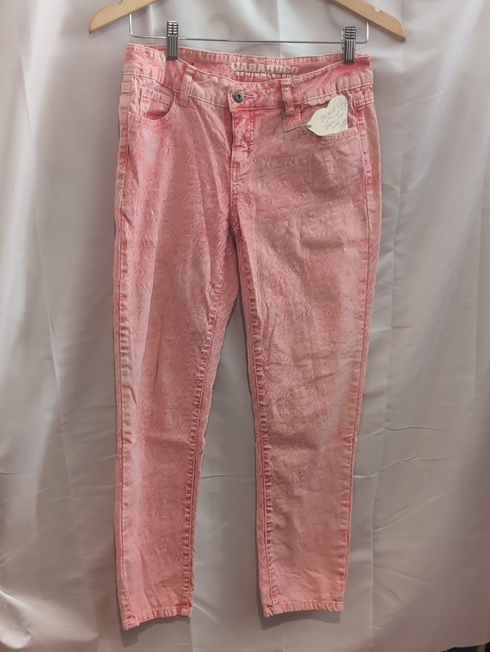 Parasuco Denim - VTG Y2K Parasuco Denim Legend Pink Acid Wash Capri Jeans Sz 28  Like new